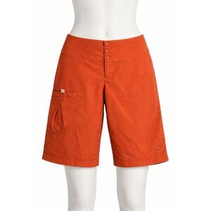Isis Womens Burnt Orange Nylon Hiking Cargo Pockets Outdoor Active Size 10